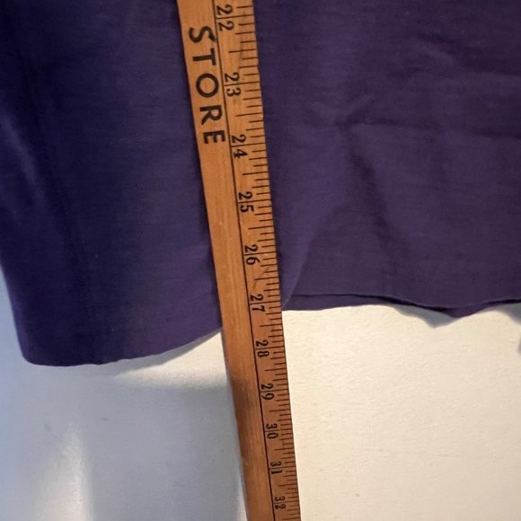 DKNY Jeans T-Shirt Mens Large Purple Crew Neck Stretch Short Sleeves - Picture 5 of 9